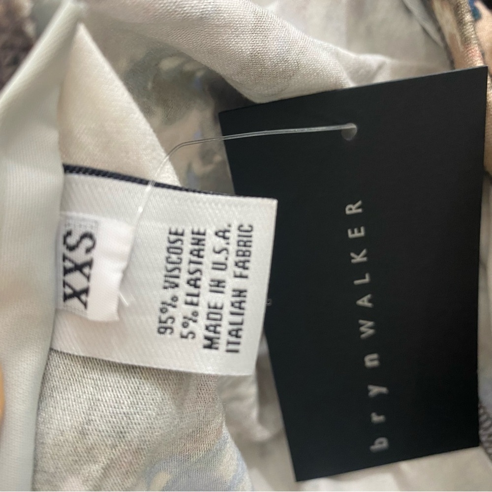 Bryn Walker Size XXS 2XS Blue Black Galaxy Knit Jersey Pull-On Basic Leggings - Picture 7 of 7